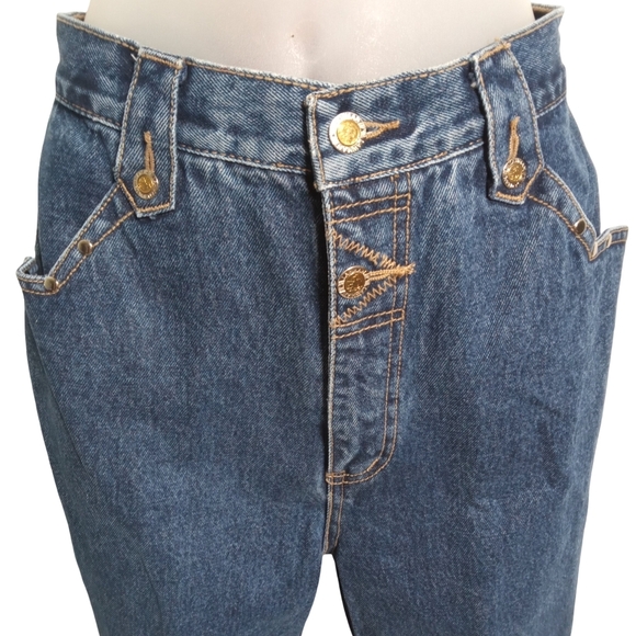 Lawman Women's Vintage High Rise Relaxed Fit Tapered Jeans Size 9/10 - Picture 3 of 6